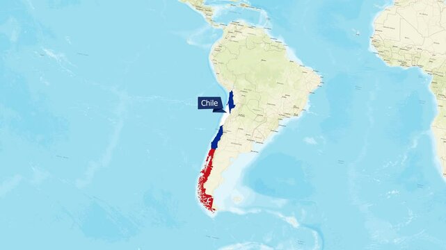 Animated Map of Chile