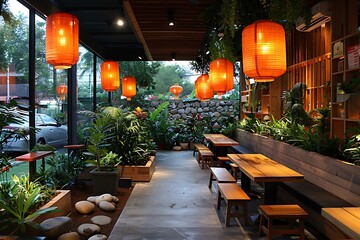 Eco friendly lighting solutions in public spaces enhancing ambiance and reducing energy use