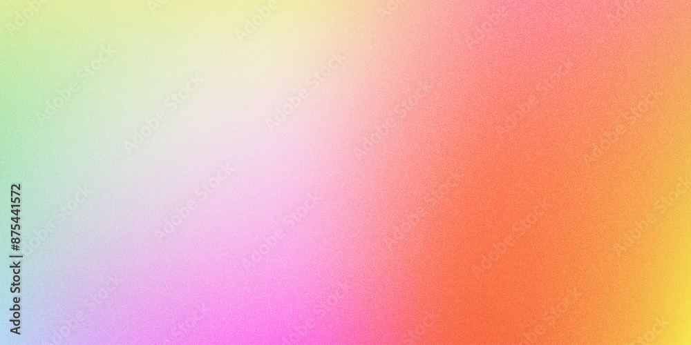 Poster color gradient background, abstract peach orange grain gradation texture, vector pink noise texture 