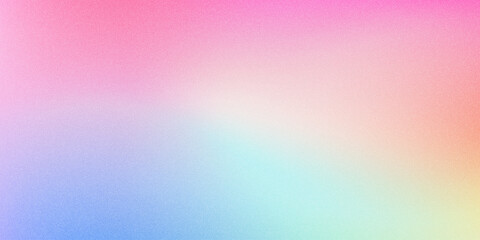 Color gradient background, abstract light blue and pink grain gradation with noise texture