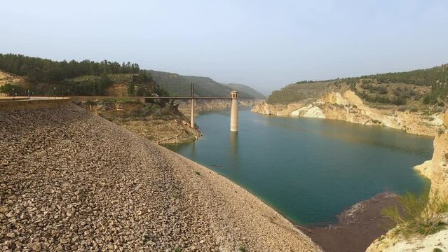 The Francisco Abellan Dam located on the Fardes River, Granada, Spain