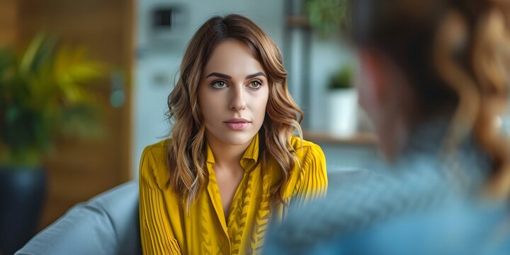 Providing Support and Guidance to Caller with Mental Health Issues. Concept Mental health support, Caller guidance, Therapy techniques, Emotional wellness, Coping strategies