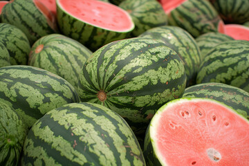 Watermelon background. Summer food.	