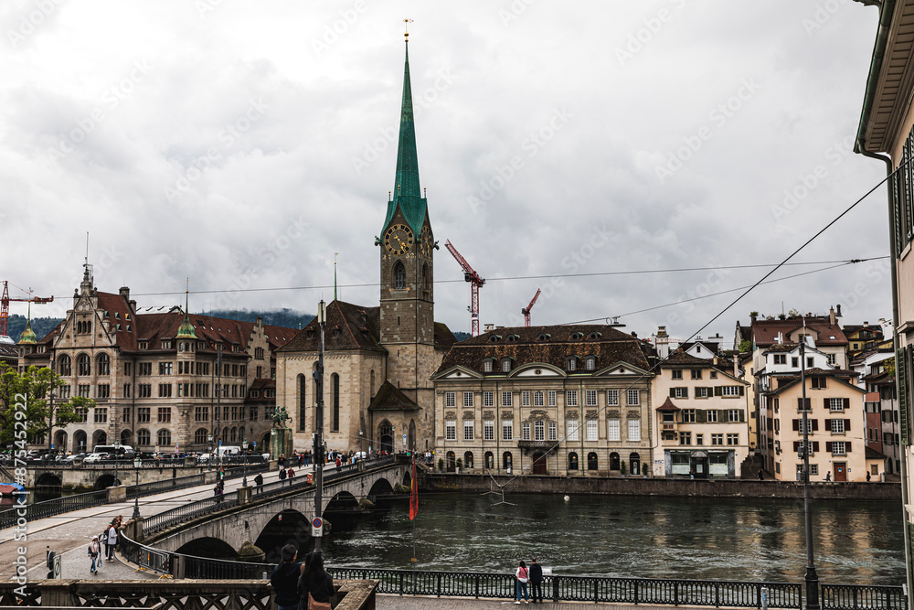 Wall mural zurich, switzerland