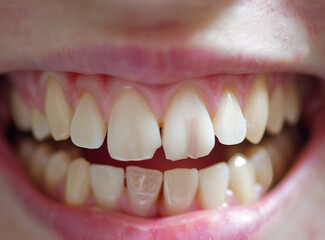 Fototapeta premium close up of a woman smiling