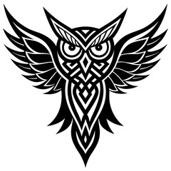 black and white tattoo design