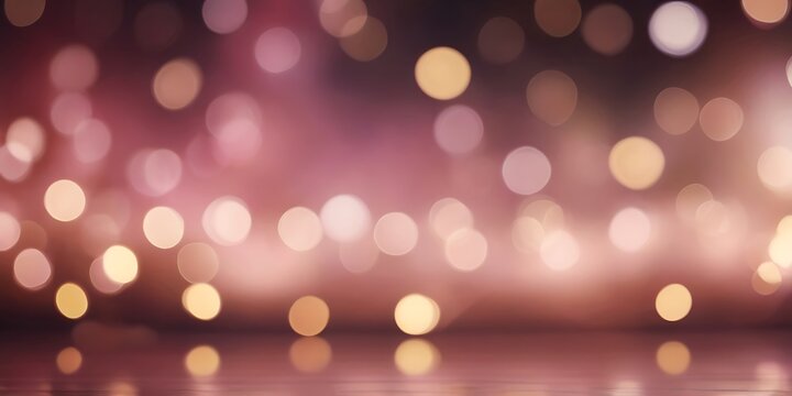 Abstract illustration shiny pink bokeh lights background suitable for celebration, festivals and anniversaries banners