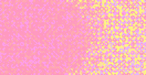 Abstract semi-circle shapes pattern, colorful circular halftone gradient graphics, background banner.