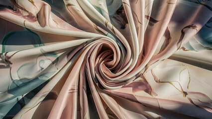 Whispering Folds: Sunlight on Soft Fabric