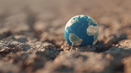 A powerful campaign addressing climate change, emphasizing the urgent need for global action to protect our planet for future generations with copy space