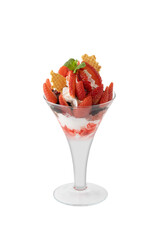 ice cream, sundae, dessert