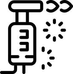 Medical dropper dispensing drops of liquid medicine for precise dosage