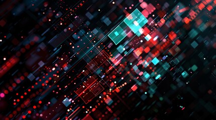 Abstract background Neon streaks digital and vibrant techno inspired