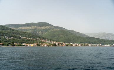 Bay of Kotor also known as the Boka views, popular Balkan coastline