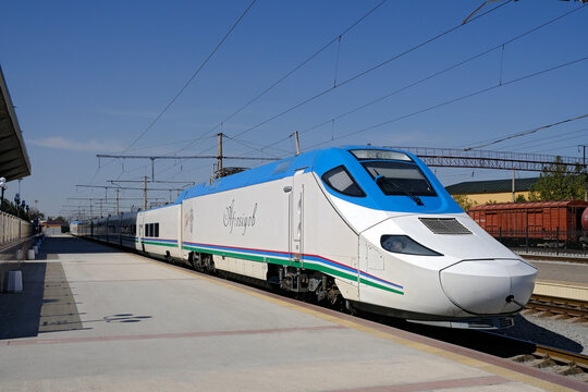 Afrosiyob High Speed train, Uzbekistan