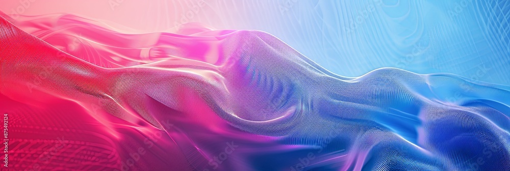 Poster Abstract Blue And Red Noise Pattern Seamless Digital Background