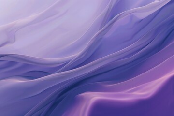 Obraz premium Abstract purple background with soft waves of fabric, creating an elegant design