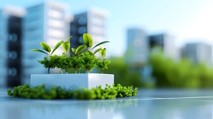 Embracing Sustainability: Eco-Friendly Strategies in Corporate Practices Showcased in a Company Brochure