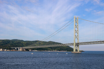 明石海峡大橋・淡路島