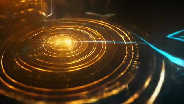 Vintage astrolabe with celestial background and cosmic elements