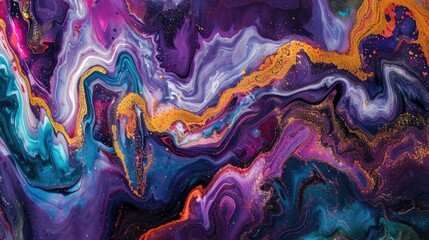 Obraz premium Abstract and vibrant liquid marble art for various uses