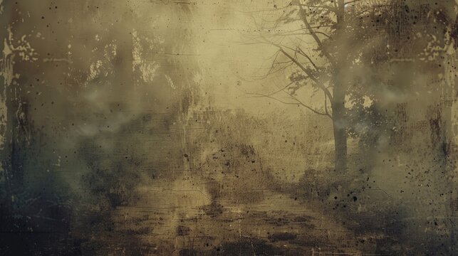 Aged photo editor layer with dirty grunge background
