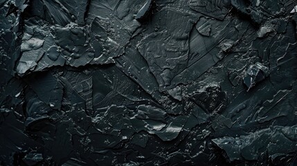 Abstract dark texture on a matte black surface