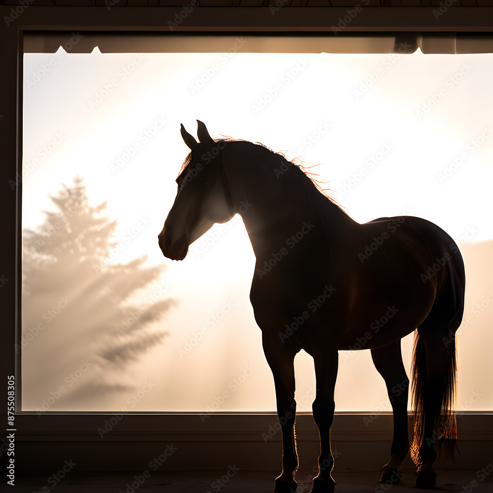 Wall mural horse