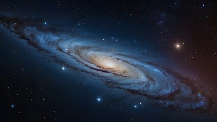 Fototapeta premium Galaxy background, Ai generated.