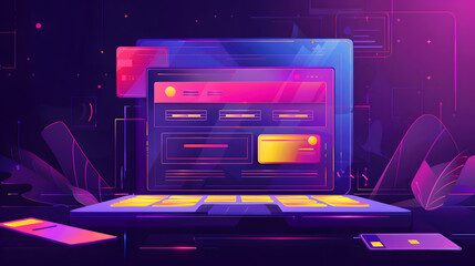 Obraz premium successful online payment confirmation screen provides customers with immediate reassurance and peace of mind. It typically displays a clear and concise message confirming that the payment transaction