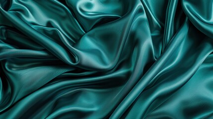 Obraz premium A piece of blue fabric with a pattern on it. Generate AI image