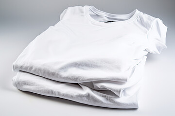 t-shirt stacked on top of another t-shirt