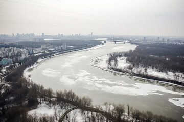 Aerial View of River