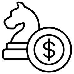 financial strategy Icon