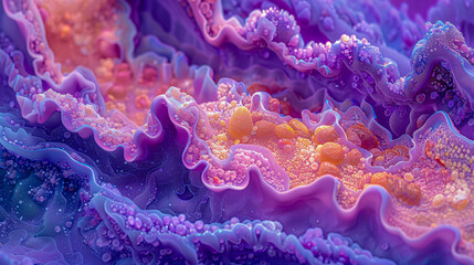 Microscopic view of tissue cells showcasing medical and histology concepts
