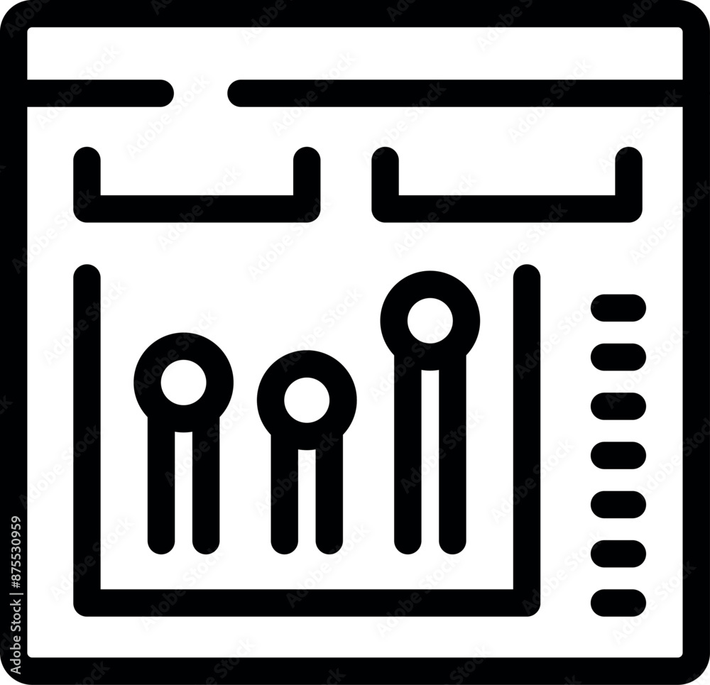 Poster audio mixing software interface displaying controls and settings for adjusting sound parameters