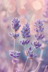 Obraz premium Sunny vintage wild flower with bokeh