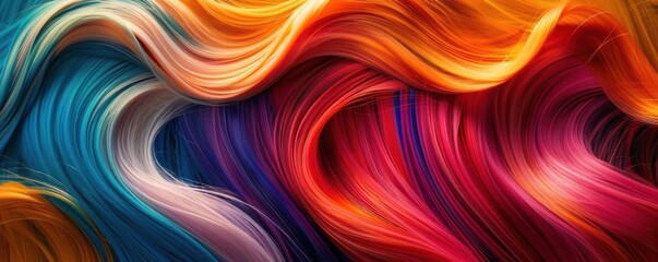 Hair colorist mixing dyes, focus on creativity, dynamic, manipulation, contemporary salon backdrop