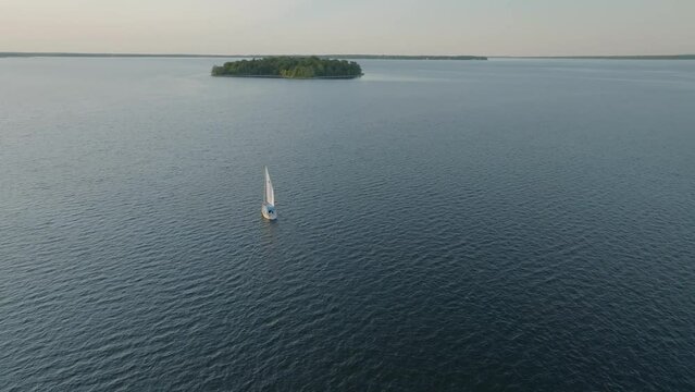 Sailboat on Lake