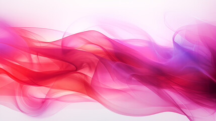 Abstract magenta coloured smoke on background, illuminated and glowing.