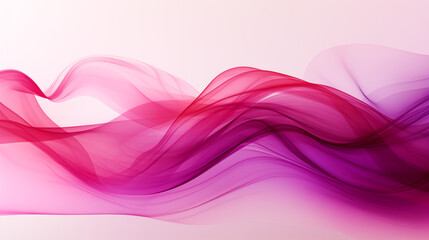 Abstract magenta coloured smoke on background, illuminated and glowing.