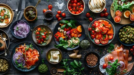 Mediterranean Cuisine with Fresh Ingredients