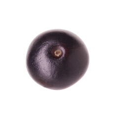 Fresh ripe acai berry isolated on white