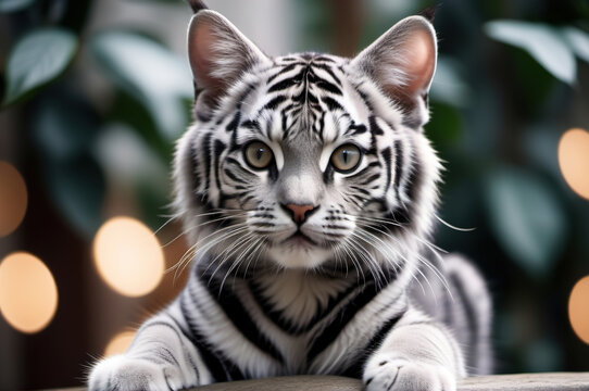 Tigercat. Tiger color cat.