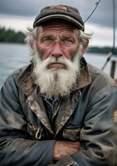 portrait of a fisherman