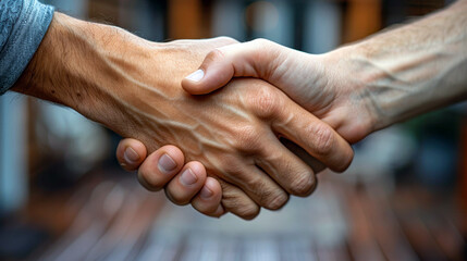 close up of hands shaking hands