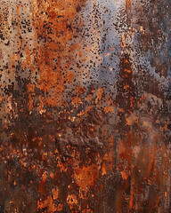 Intricate Texture of Rusted Metal