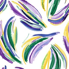Modern Pastel Watercolor Petal Pattern for Home Decor