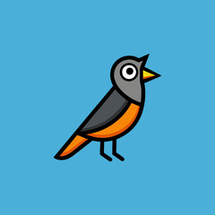 Cuckoo Bird Icon Vector Illustration - Elegant and Detailed Design