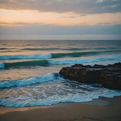 Obraz premium Ocean Dreams in Haze